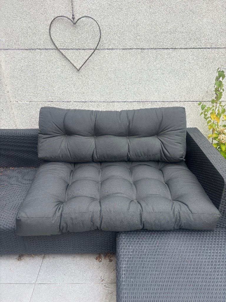 FLORABEST 2-delige tuinkussenset voor palletten, Enlèvement, Comme neuf