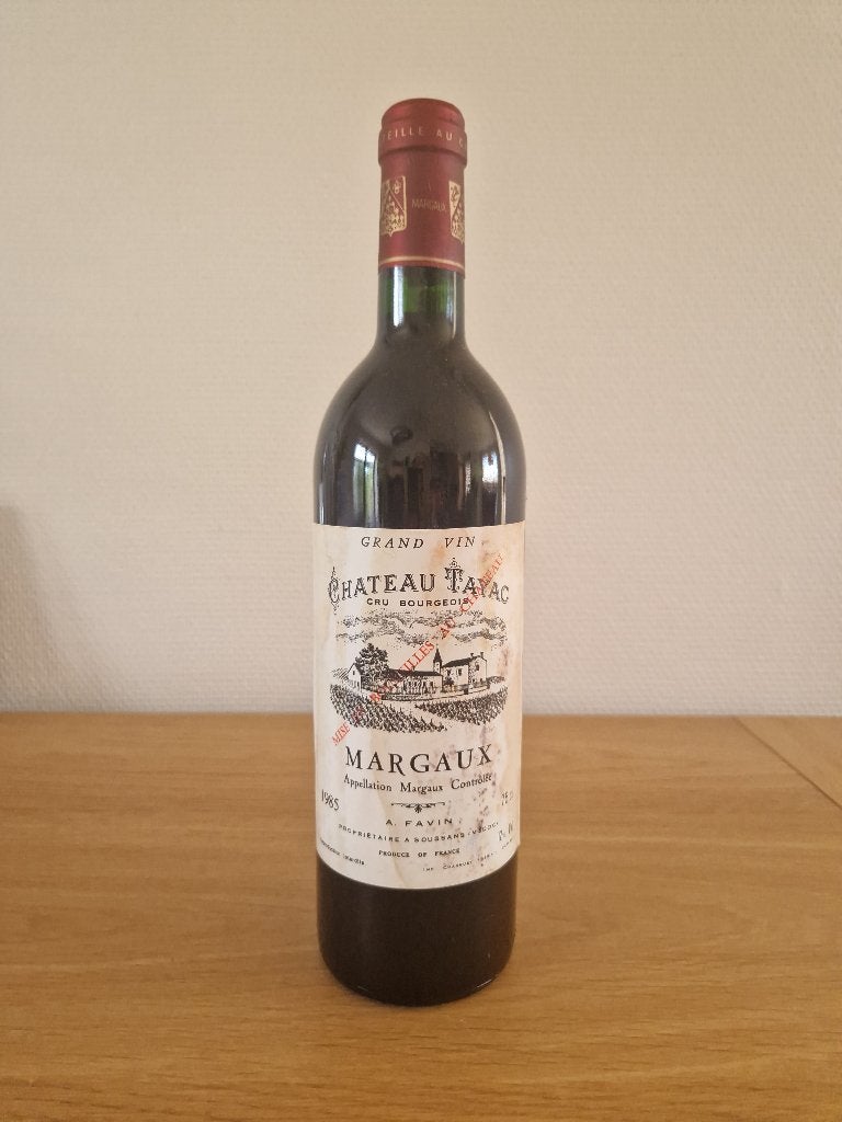 Château Tayac - 1985 - Margaux - 75 cl, Collections, Vins, Neuf, Enlèvement ou Envoi, Pleine, Vin rouge