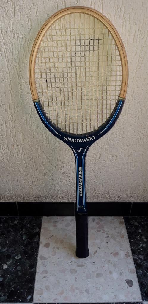 Tennisracket Snauwaert, Aquamarine met hoes, Sport en Fitness, Ophalen