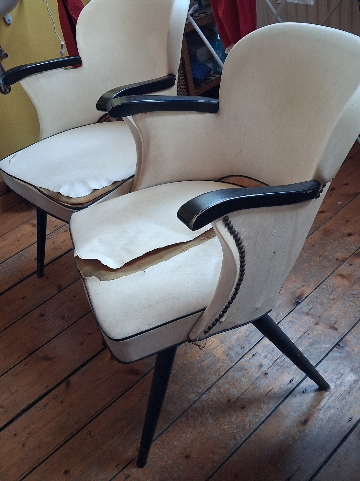 Vintage stoeltjes, Ophalen, Twee