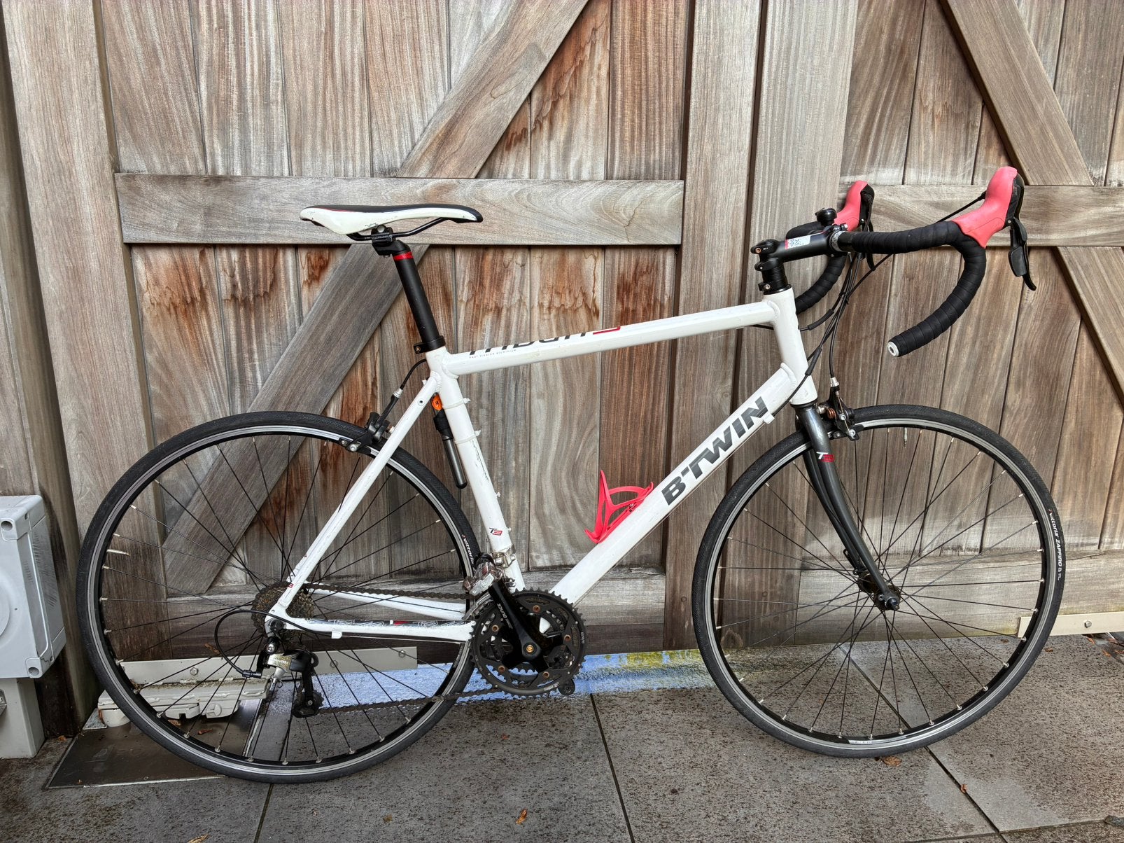 Koersfiets, Fietsen en Brommers, Ophalen, Gebruikt, Velgrem, Aluminium