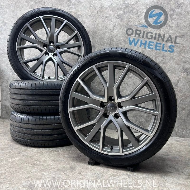 20 inch originele Audi velgen + zomerbanden  Audi A6, Auto-onderdelen, Gebruikt, 255 mm, -, -