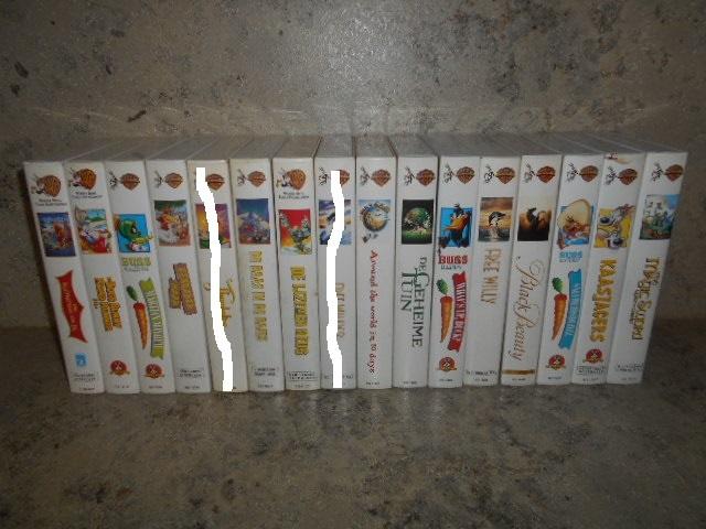 VHS films - Warner Bros.Family entertainment / 3 voor 5 €, Ophalen of Verzenden, Zo goed als nieuw