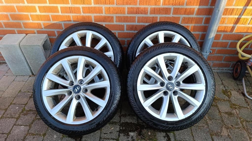 Kit Hiver Hyundai i40 : Jantes et Pneus 215/50 R17, Pneus et Jantes, 17 pouces, Enlèvement, Utilisé