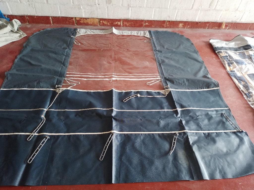 Voortent 4seizoenen met voortentluifel geplastificeerd nieuw, Ophalen, Nieuw, PVC
