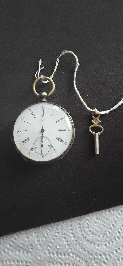 Zilveren horloge in werkende staat, Ophalen, Zilver, Zakhorloge
