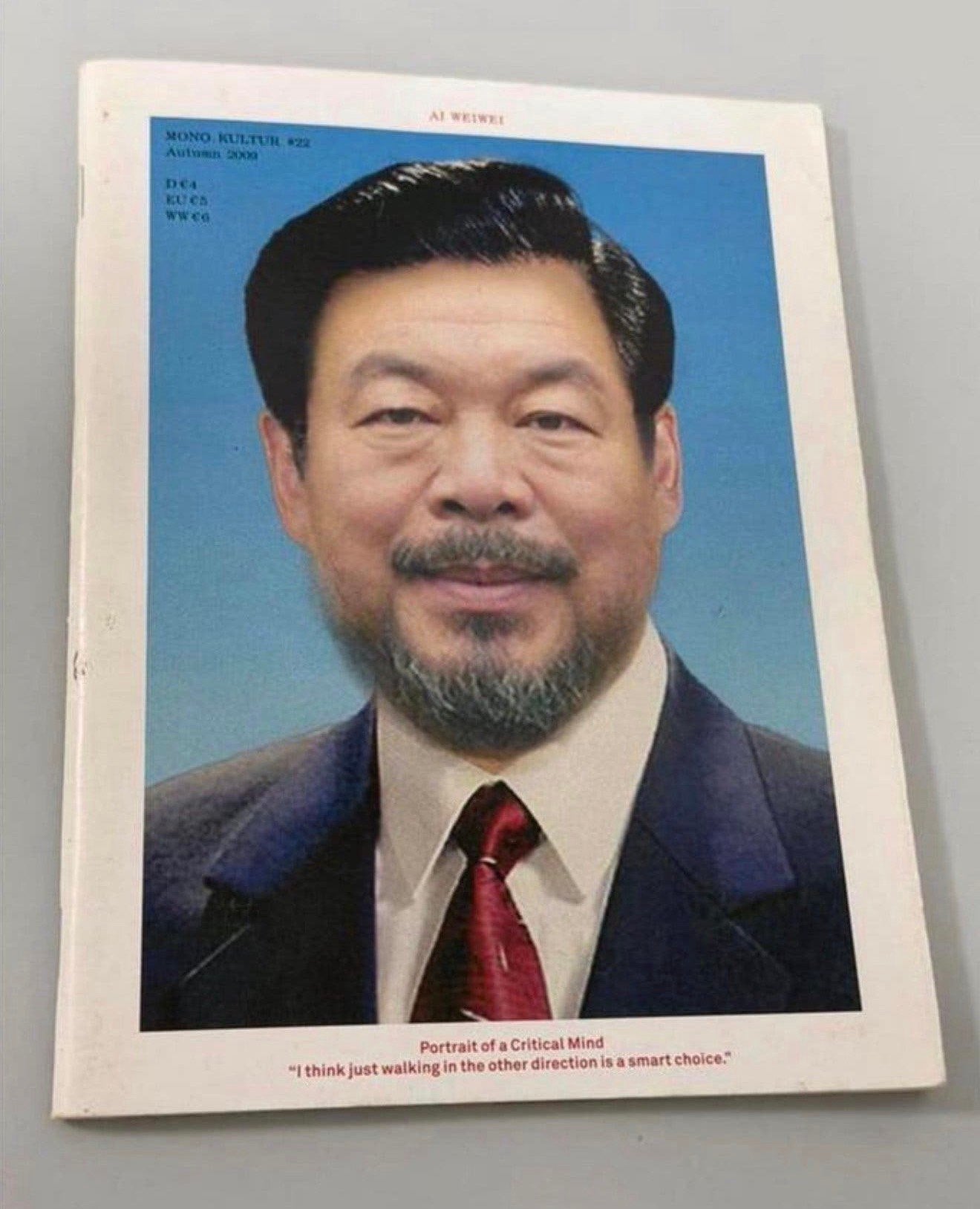 Rare mono.kultur #22 Ai Weiwei (2009) Interview Magazine, Enlèvement ou Envoi, Comme neuf