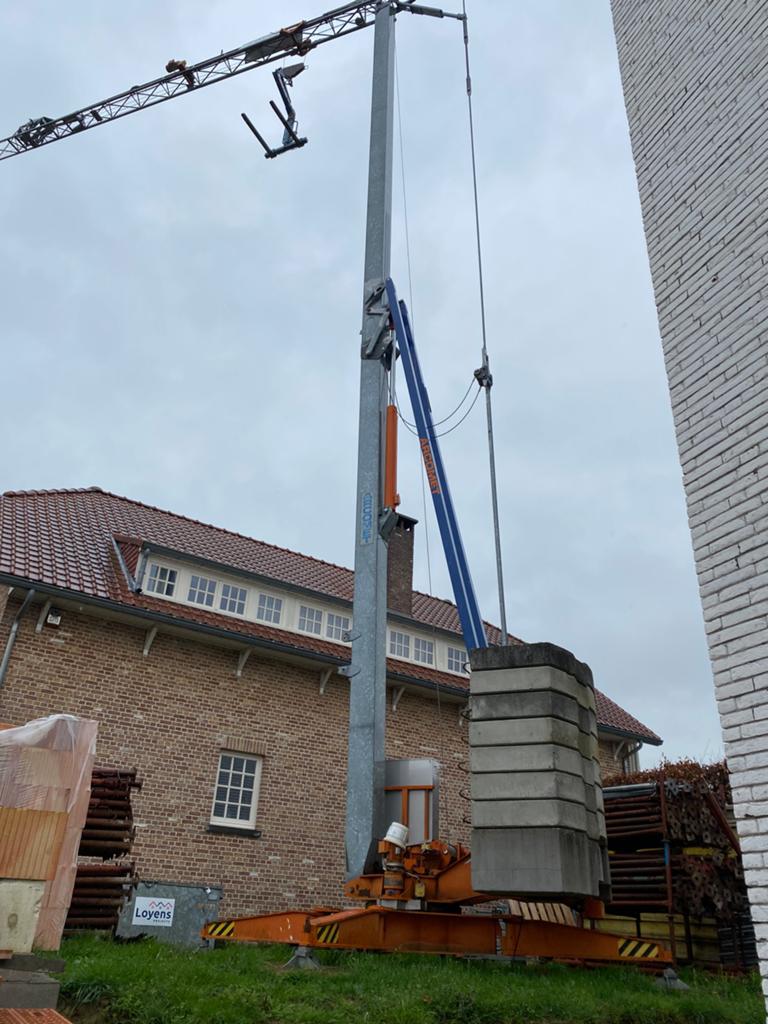 Bouwkraan Arcomet CBR 21H in topstaat!, Zakelijke goederen, Machines en Bouw | Kranen en Graafmachines, Ophalen, Kraan