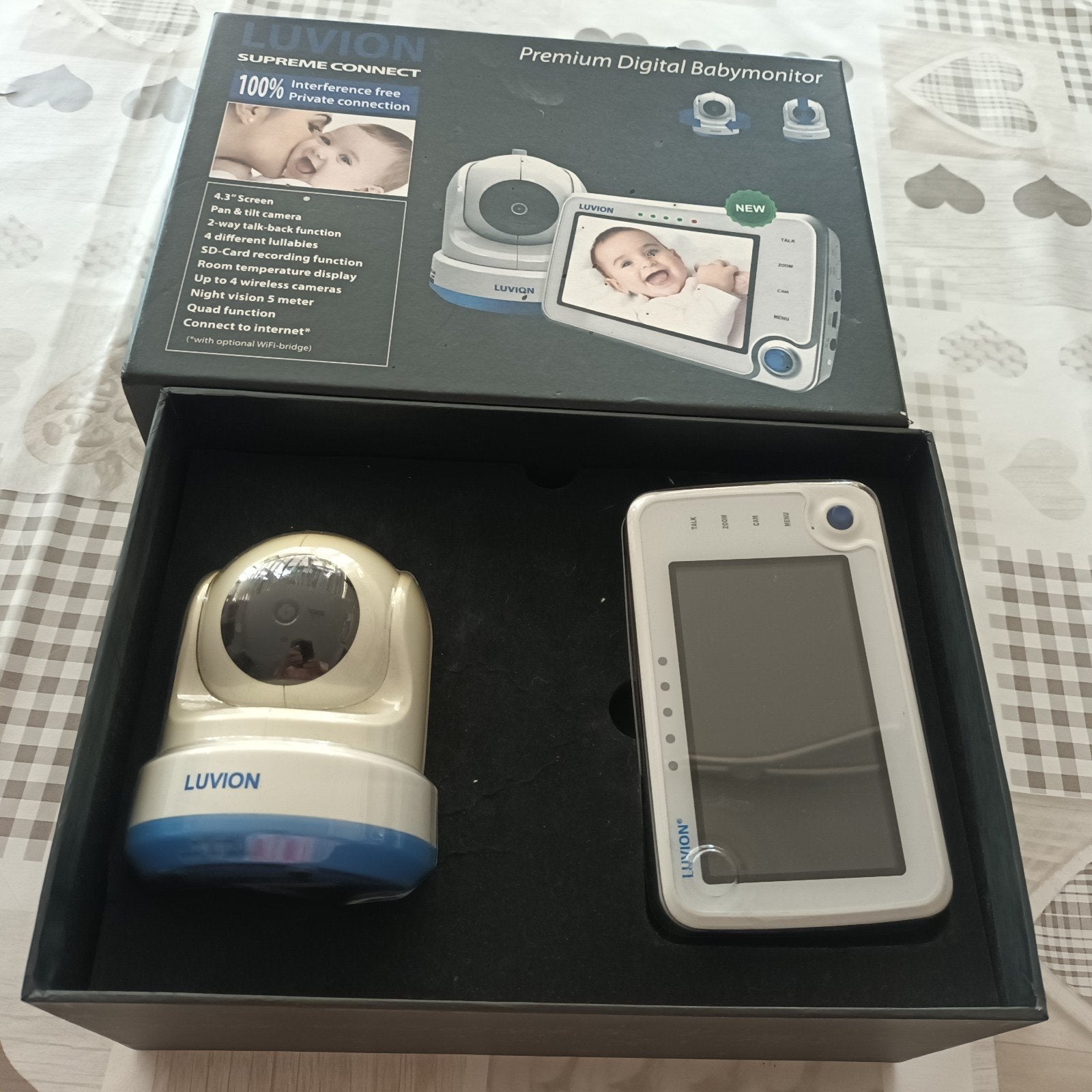 Babymonitor alleen de batterij vervangen, Ophalen