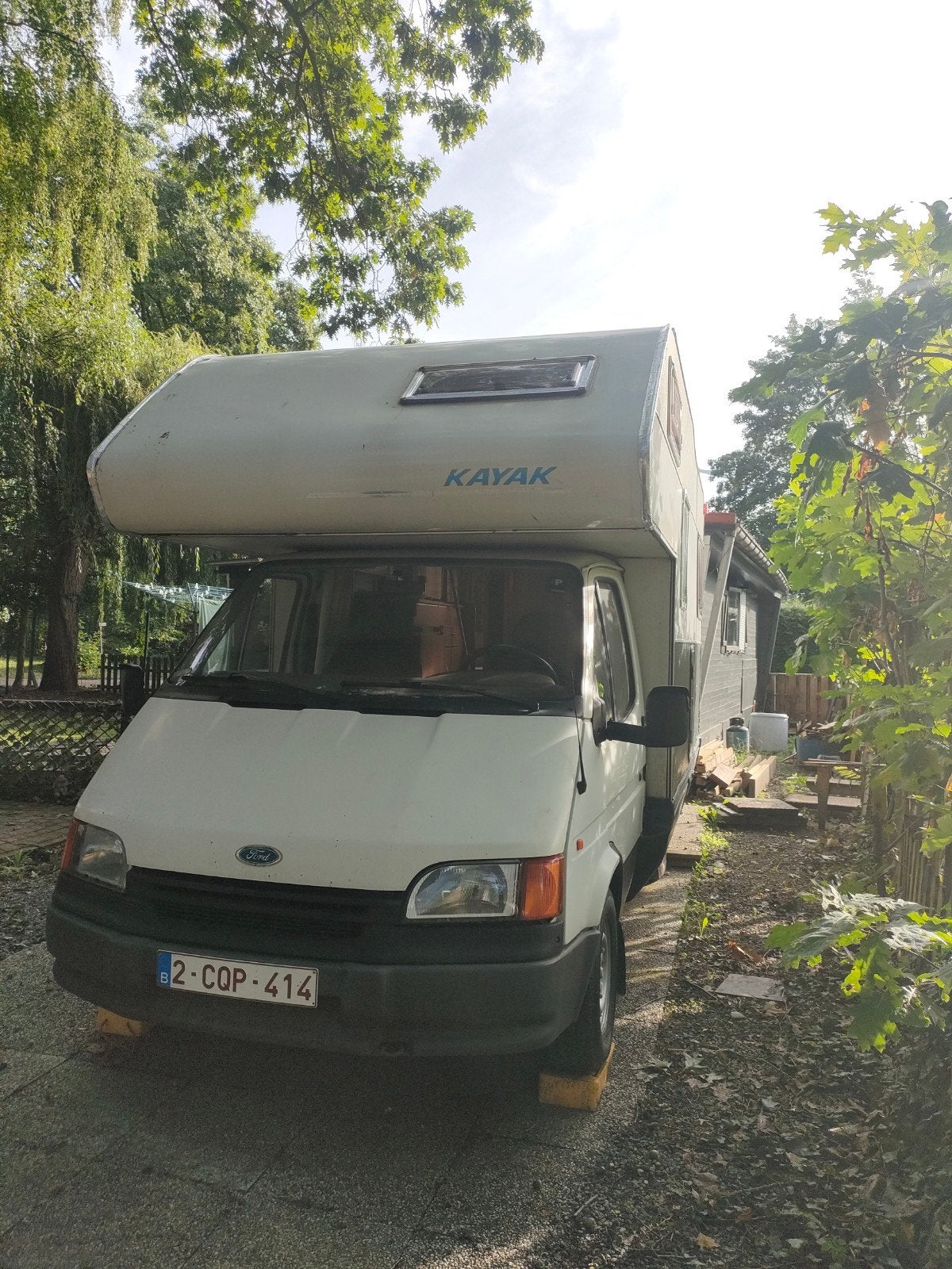 goede Fort transit camper bj1992, Caravanes & Camping, Camping-cars, Jusqu'à 4, Boîte manuelle, Ford, Diesel