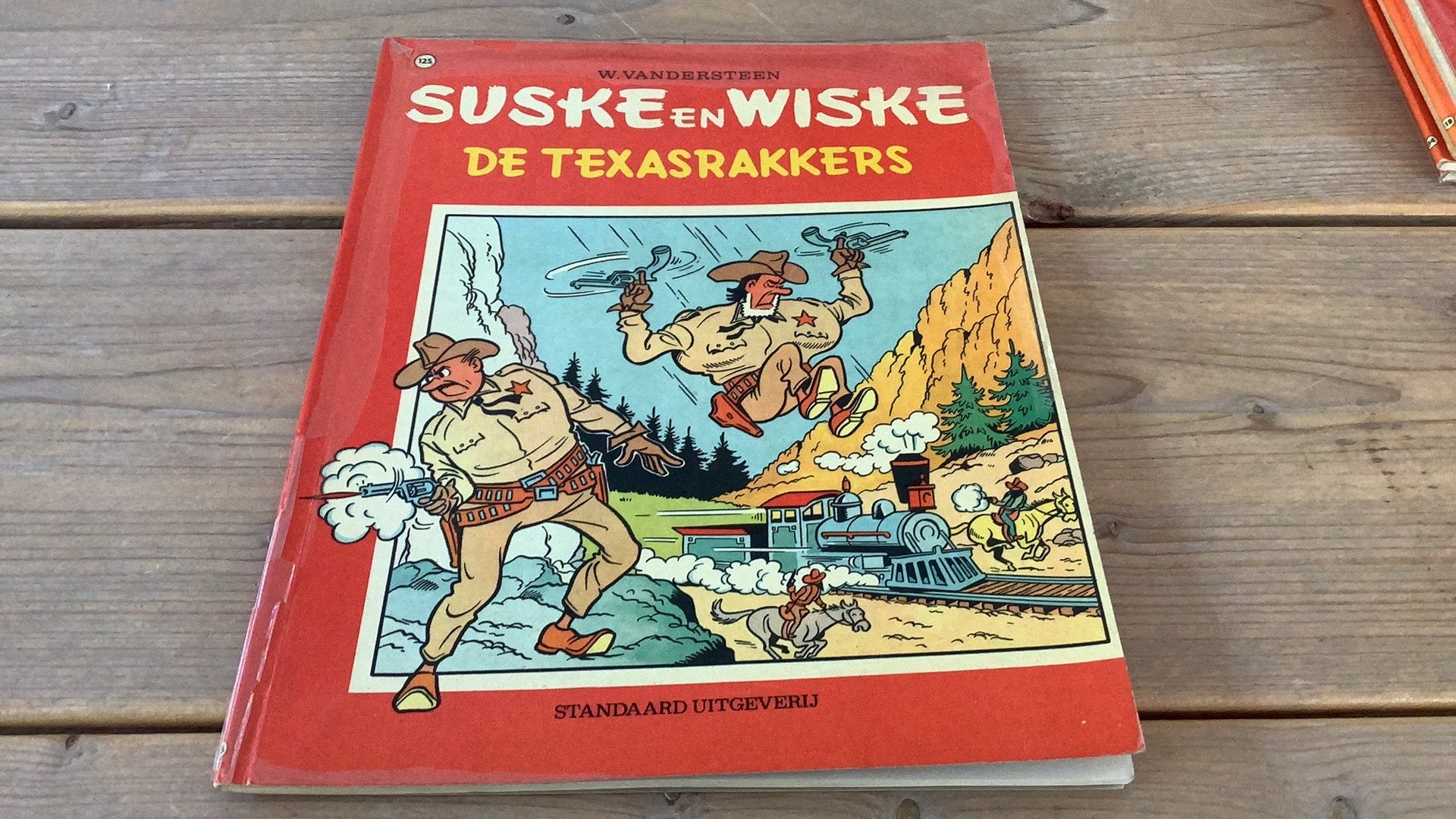 Suske en Wiske 125 - De Texasrakkers - 1ste druk 1971, Boeken, Stripverhalen, Ophalen of Verzenden