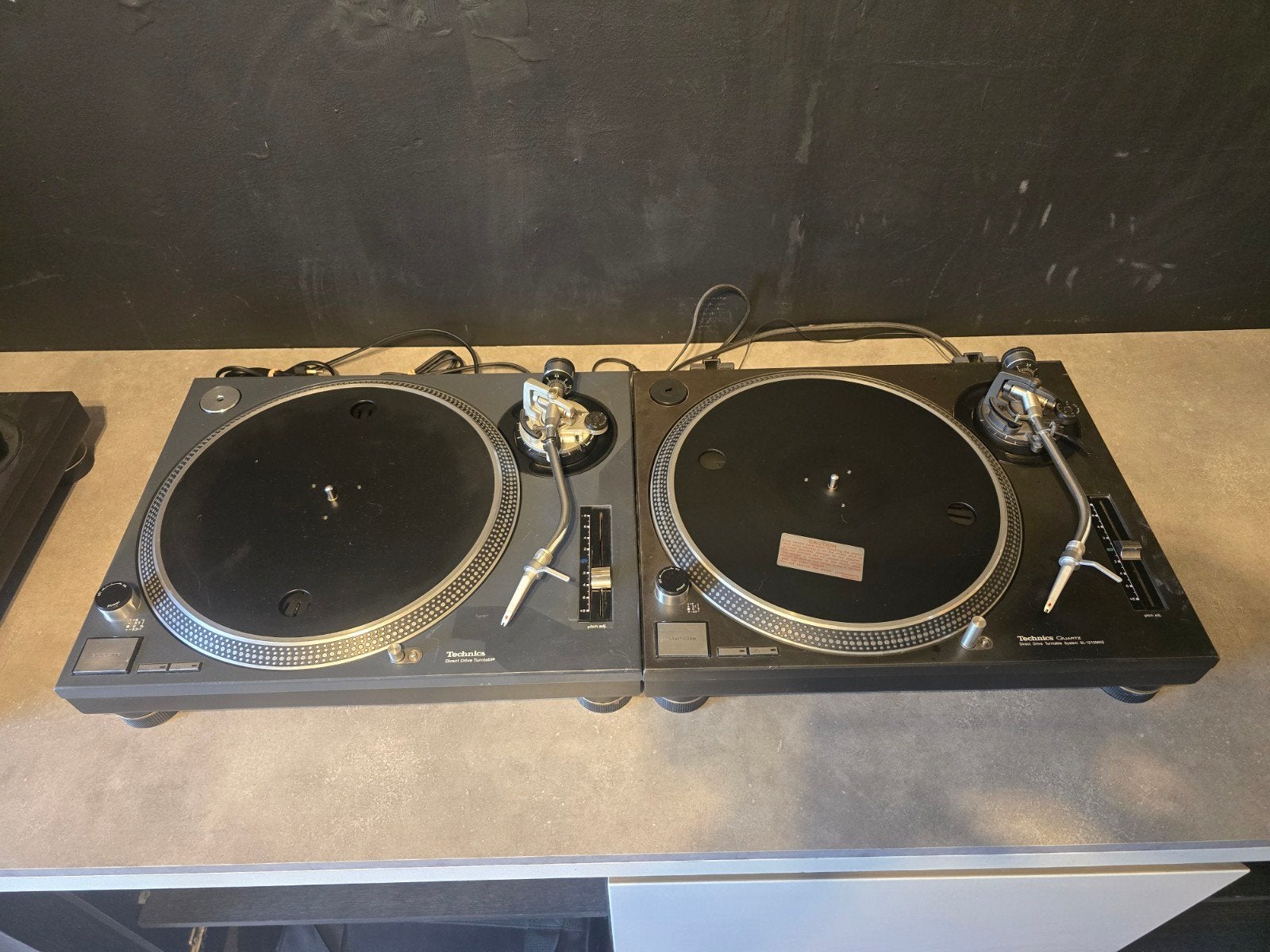 2 x technics sl 1210 mk2 + ortofon, Audio, Tv en Foto, Platenspelers, Ophalen, Technics