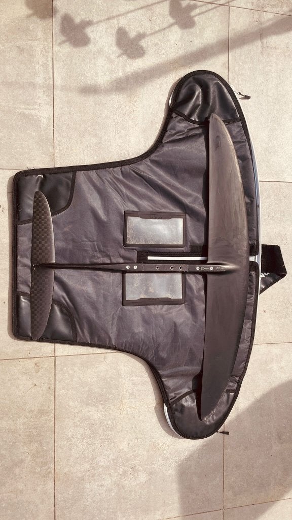 Gong frontwing/fuselage/stab curve h xl V2 - fluid xl, Watersport en Boten, Ophalen, Gebruikt, Wingsurf-hydrofoil