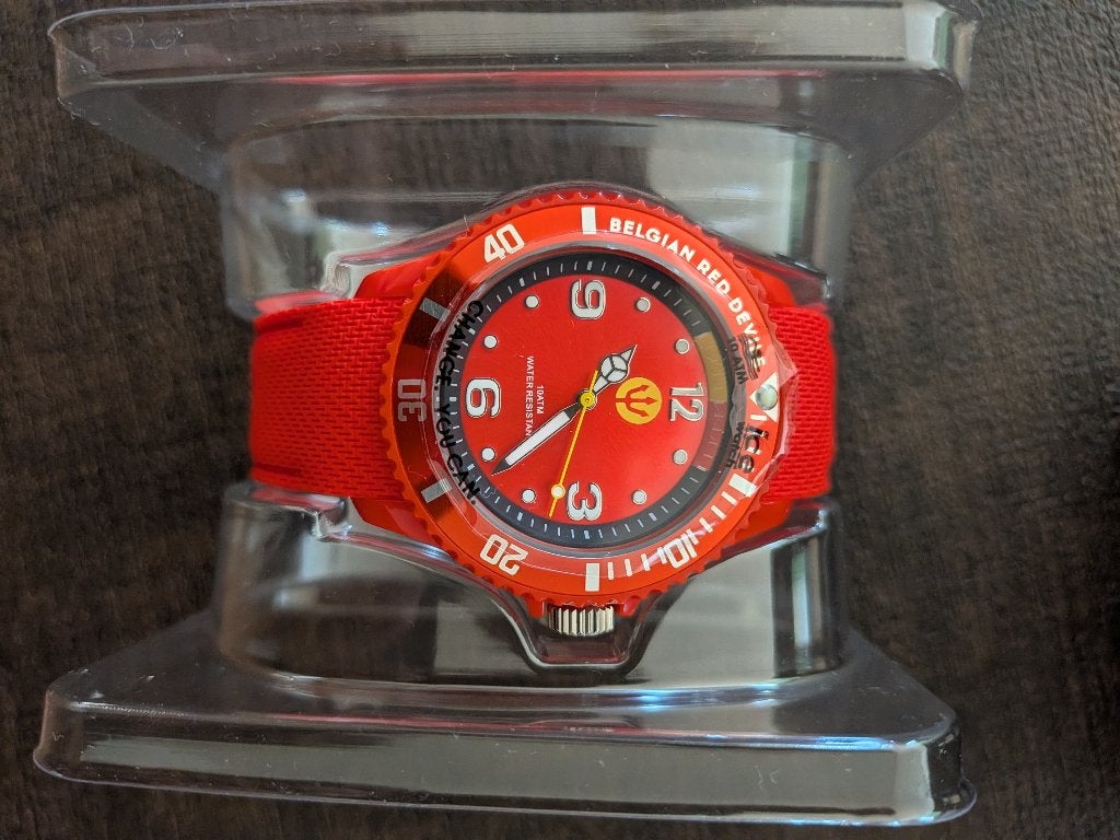 ICE-Watch Belgian Red Devils-horloge 016099, Handtassen en Accessoires, Overige materialen, Polshorloge, Overige materialen, Zo goed als nieuw