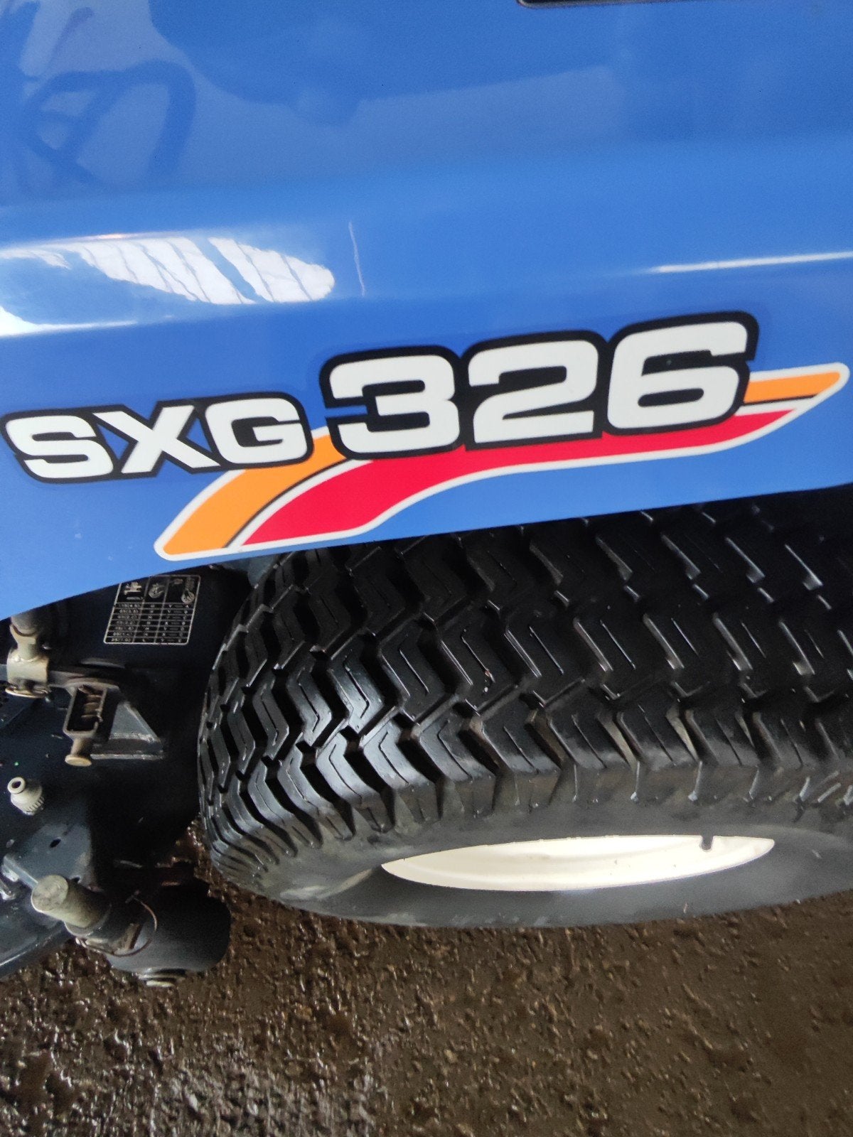 iseki sxg 325 état nikel, Enlèvement