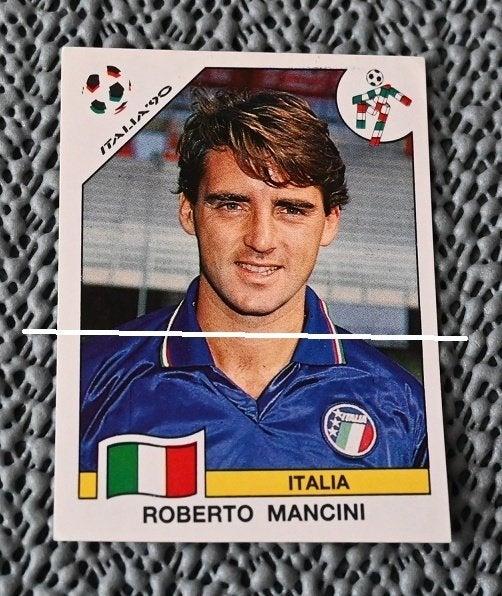 Panini Italia 90 Italia Roberto Mancini, Verzenden, Nieuw, Poster, Plaatje of Sticker