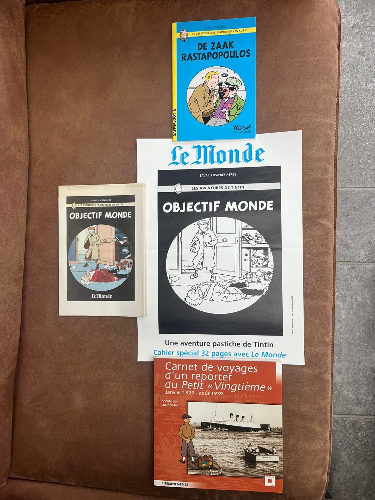 Tintin Savard : Objectif Monde + L'affaire Rastapopoulos, Livres, BD, Comme neuf, Plusieurs BD, Enlèvement ou Envoi