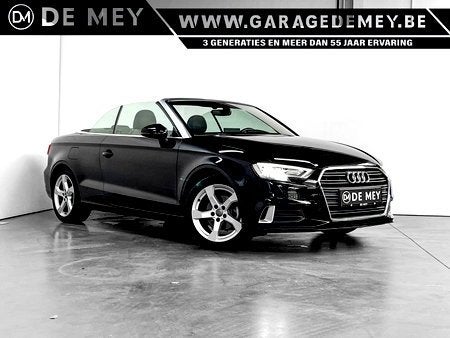 Audi A3 Cabriolet 35 TFSI ACT Sport (EU6d-TEMP), Auto's, Cabriolet, Zwart, Bedrijf, Handgeschakeld