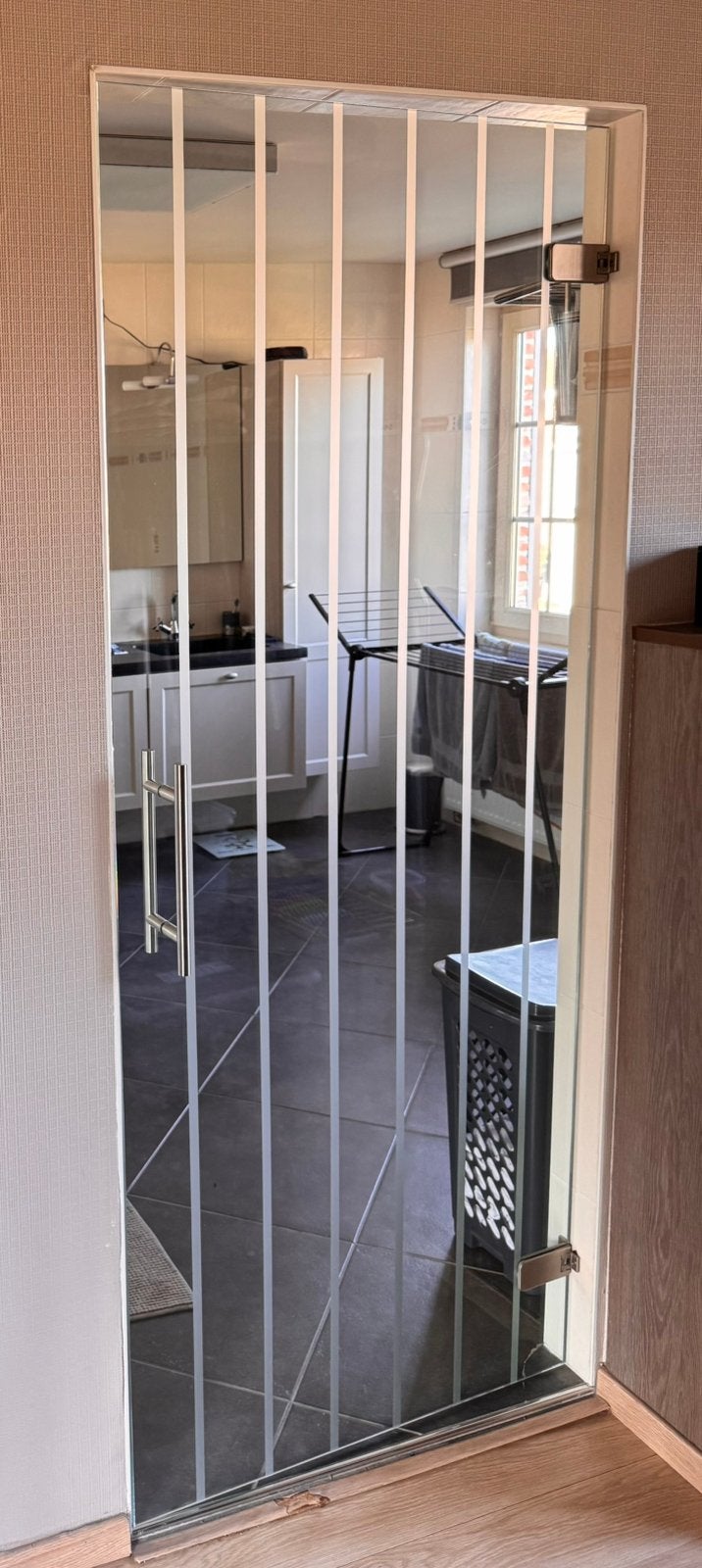 Glazen deur, Doe-het-zelf en Bouw, Ophalen, Zo goed als nieuw, Glas