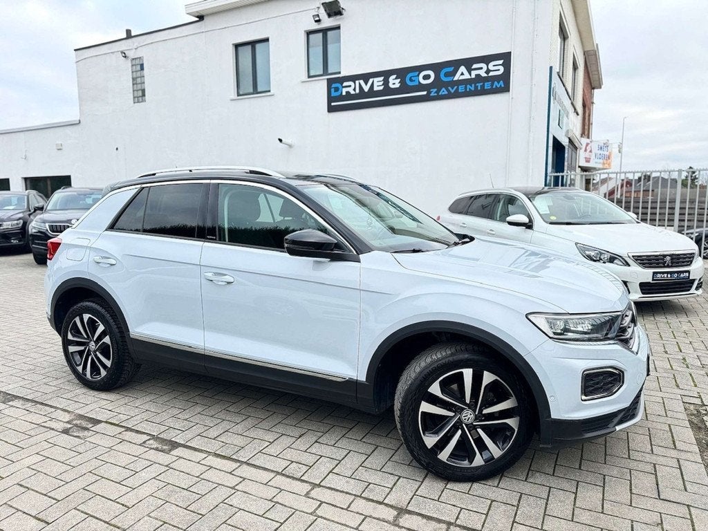 Volkswagen T-Roc 1.0 TSI OPF IQ.DRIVE * 1 JAAR GARANTIE * !, Autos, Volkswagen, Achat, Euro 6, Entreprise, Noir