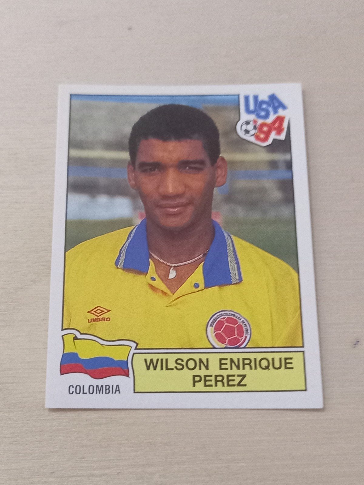 Panini WK 1994 sticker - nr. 59 - Wilson Enrique Perez, Ophalen of Verzenden, Nieuw, Sticker