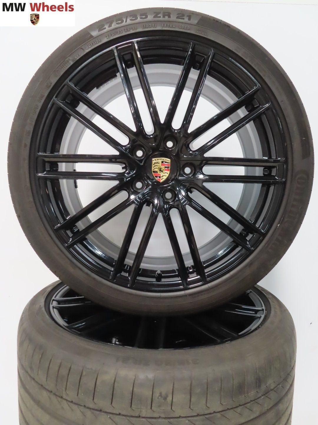 Porsche Panamera 971 velgen 21 inch Turbo met zomerbanden, Pneus et Jantes, Véhicule de tourisme, -, 21 pouces