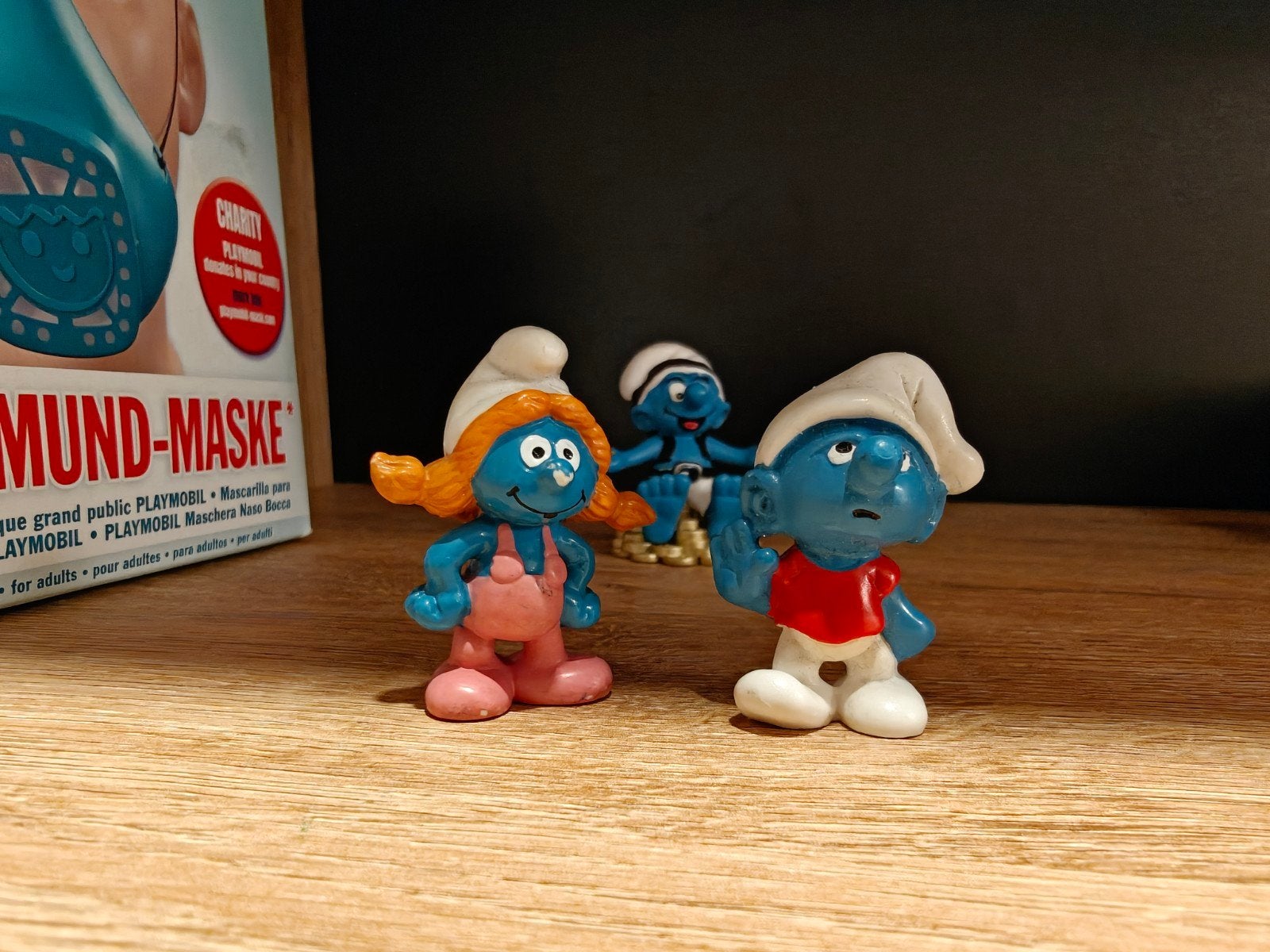 Kleuter smurfen, Ophalen