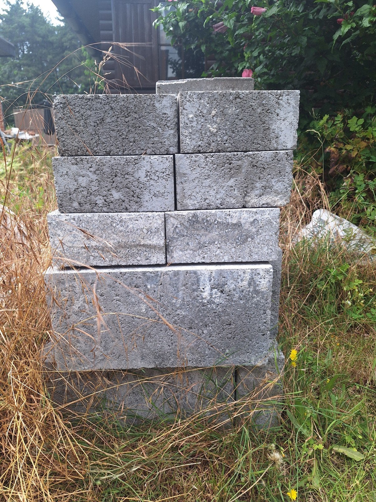 Volle beton stenen  (nieuw), Bricolage & Construction, Enlèvement, Béton