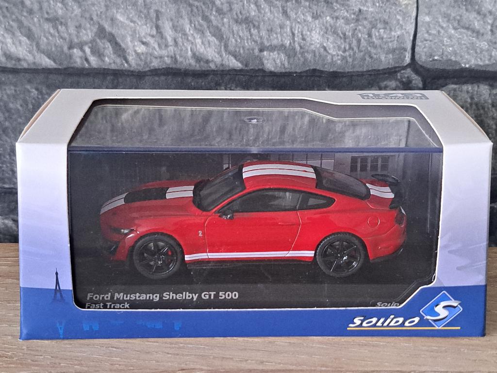 FORD MUSTANG SHELBY GT500 RACING RED 1/43ème, Solido, Auto, Solido, Nieuw