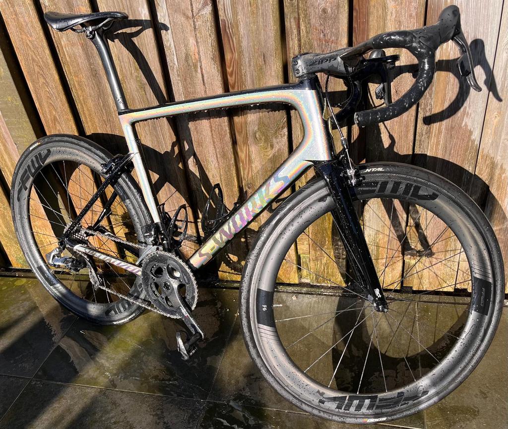 *Specialized Sworks Tarmac SL6 Sagan Superstar Red Etap, Fietsen en Brommers, Ophalen, Zo goed als nieuw, Carbon