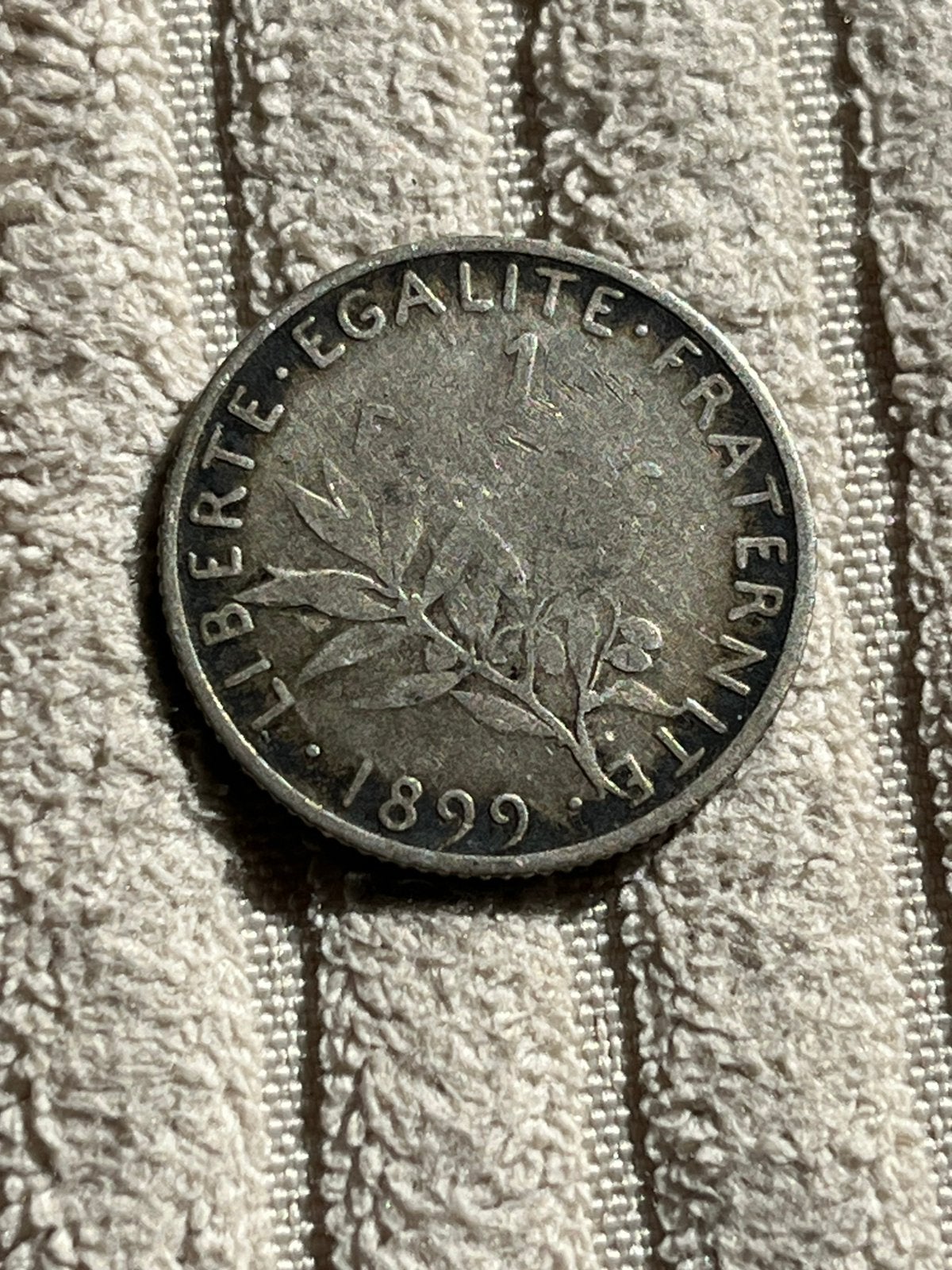 Piece de 1 franc français 1899, Enlèvement ou Envoi, France, Monnaie en vrac