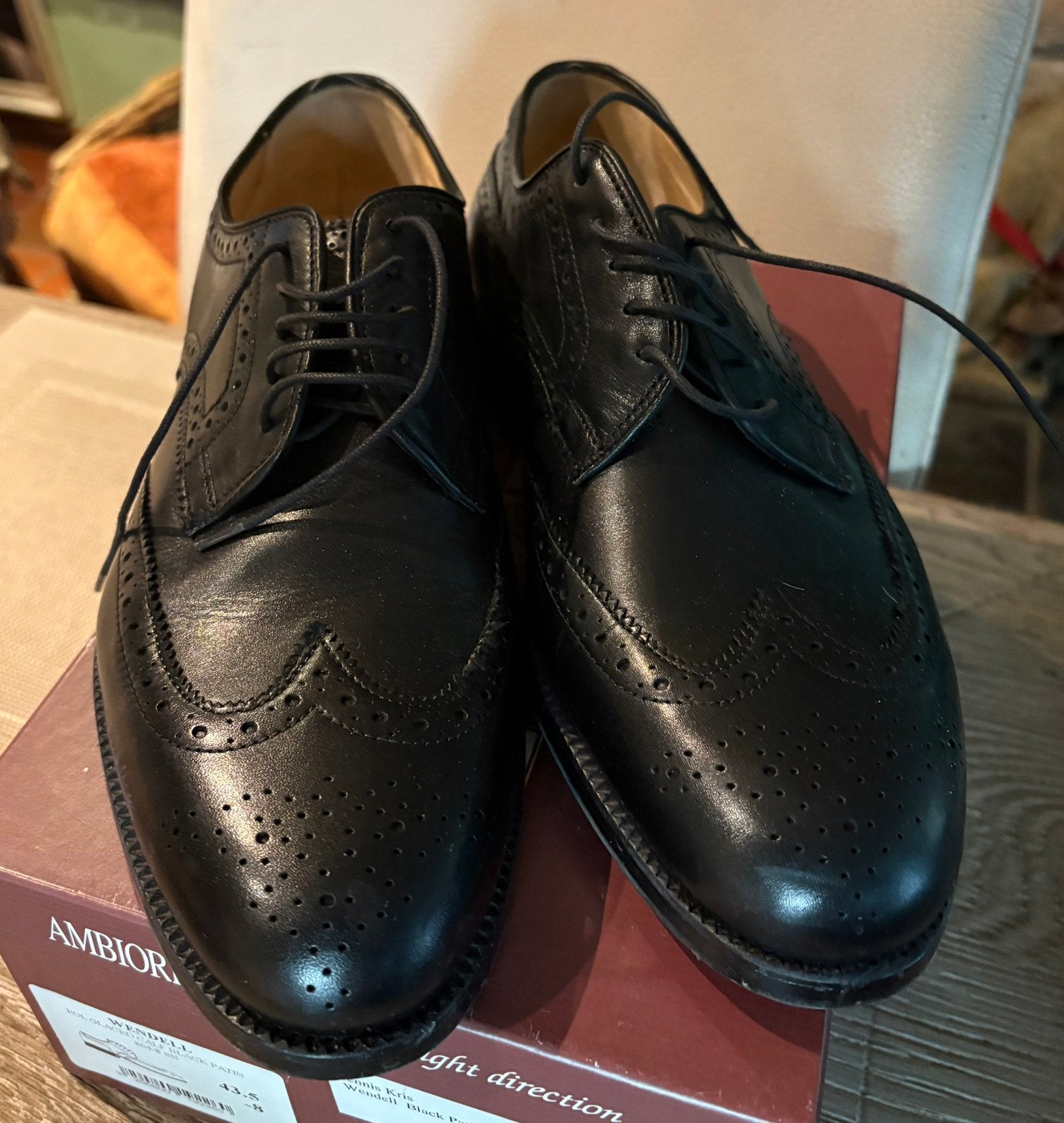 Ambiorix heren schoenen NIEUW, Zwart, Nieuw, Ophalen of Verzenden, Veterschoenen