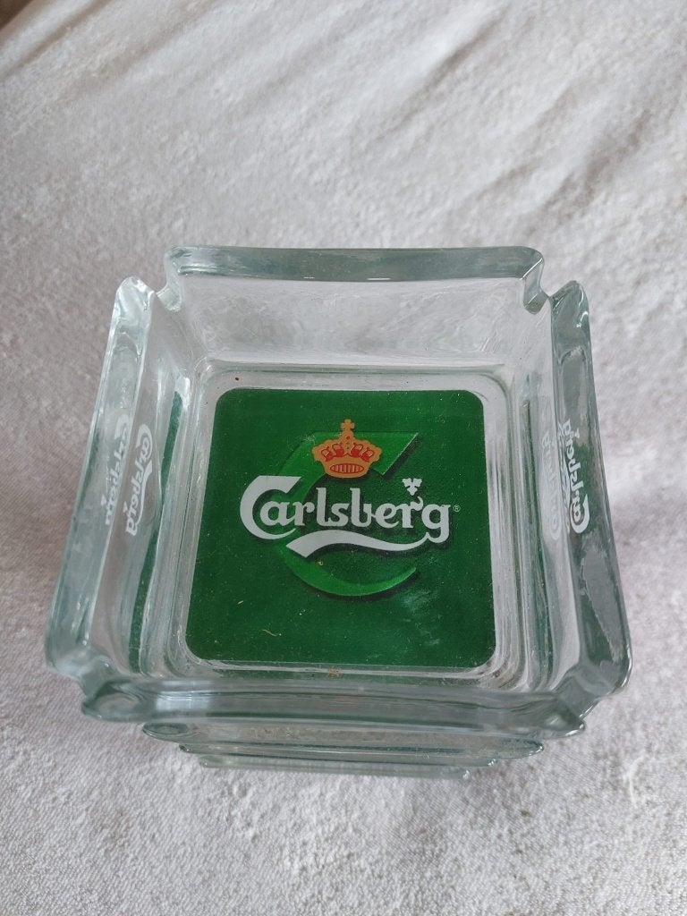 Asbakken Carlsberg, Verzamelen, Biermerken, Ophalen of Verzenden, Gebruikt, Reclamebord, Plaat of Schild, Overige merken