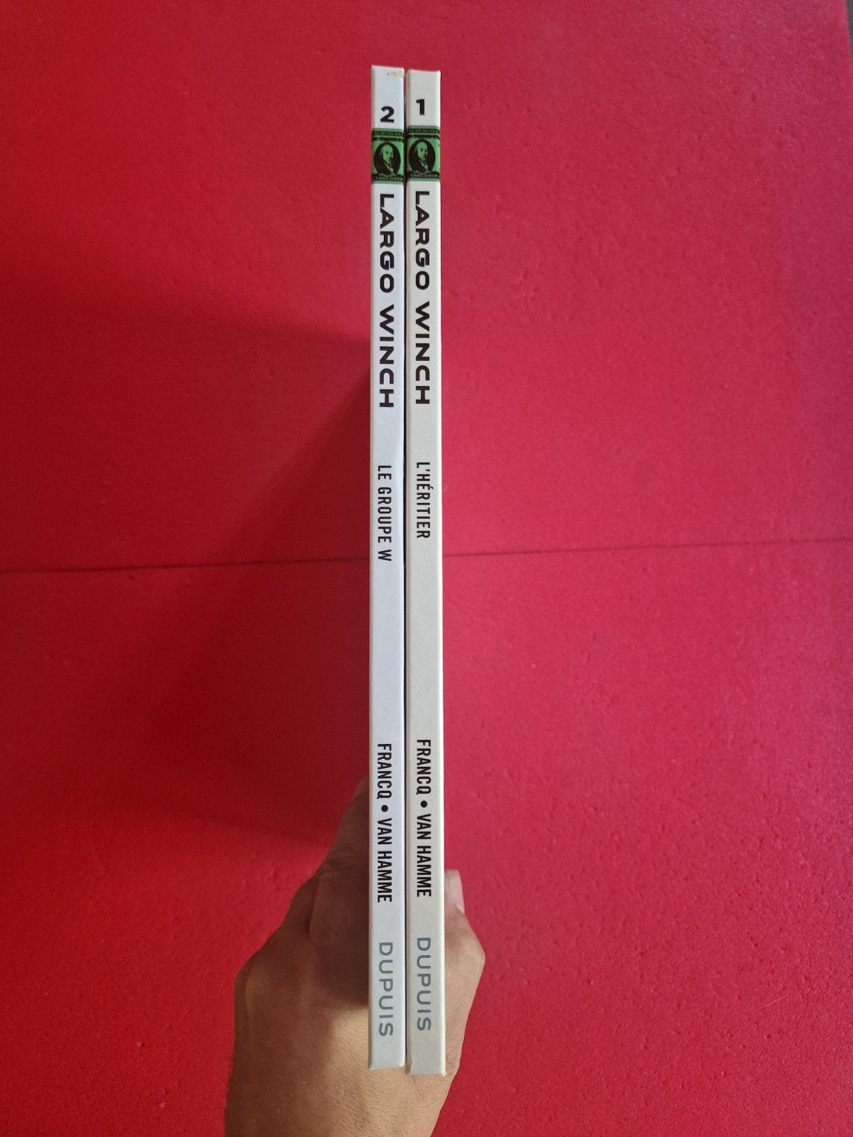 lot de 2 bd largo winch 1 et 2 (grand format), Ophalen of Verzenden