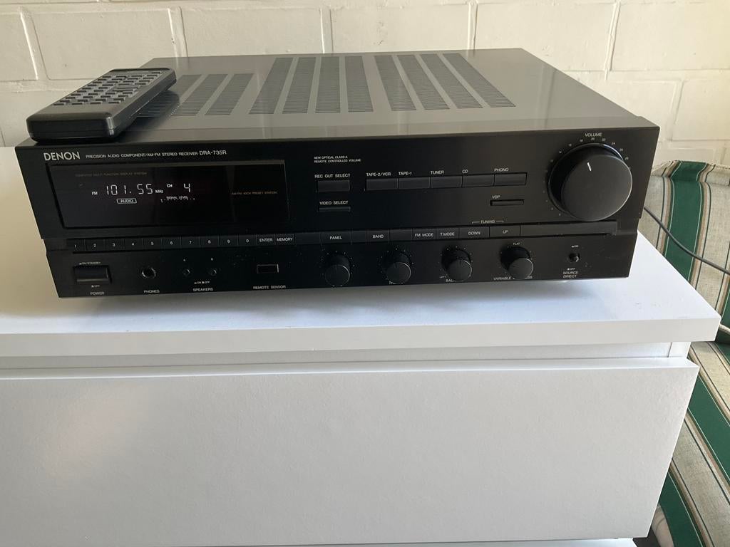 Amplificateur tuner Denon DRA 735 R (voir description), Enlèvement, Utilisé, Denon