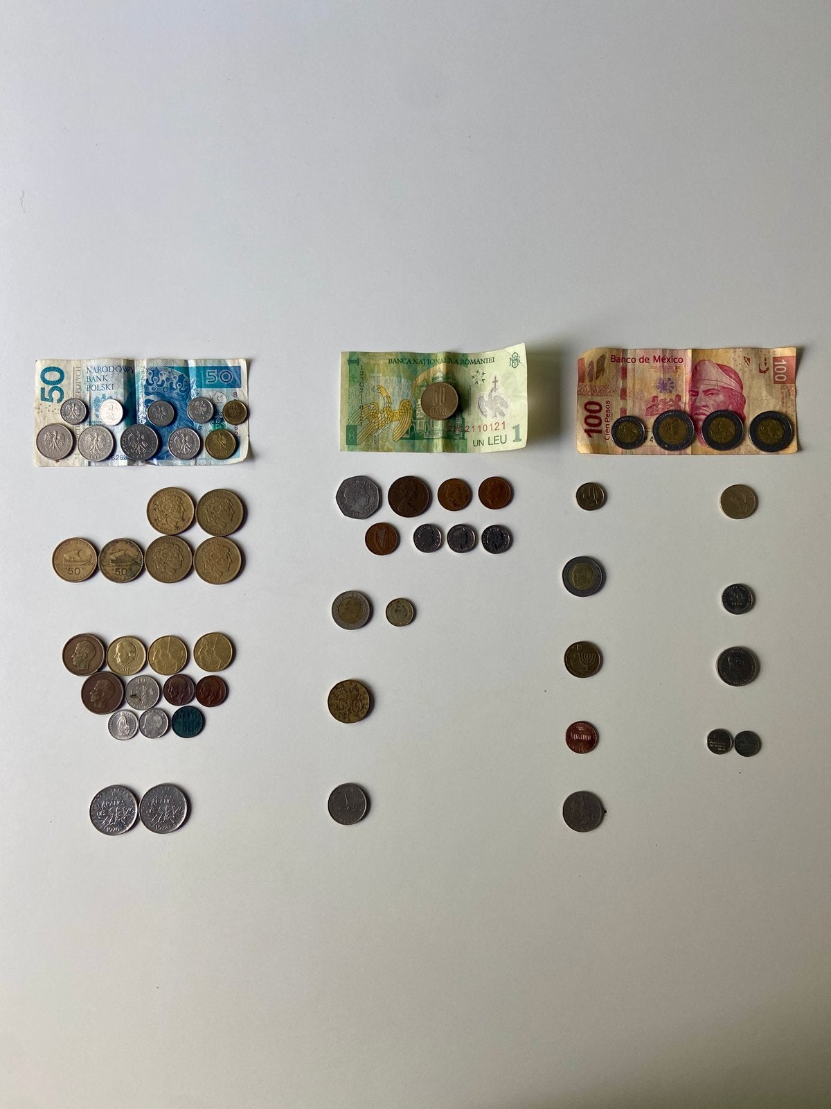 Collection de pièces provenant de 19 pays différents, Enlèvement, Série