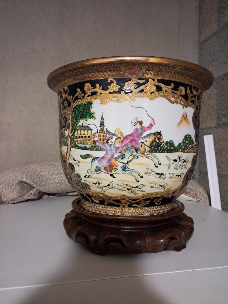 Chineese bloempot, Antiek en Kunst, Ophalen