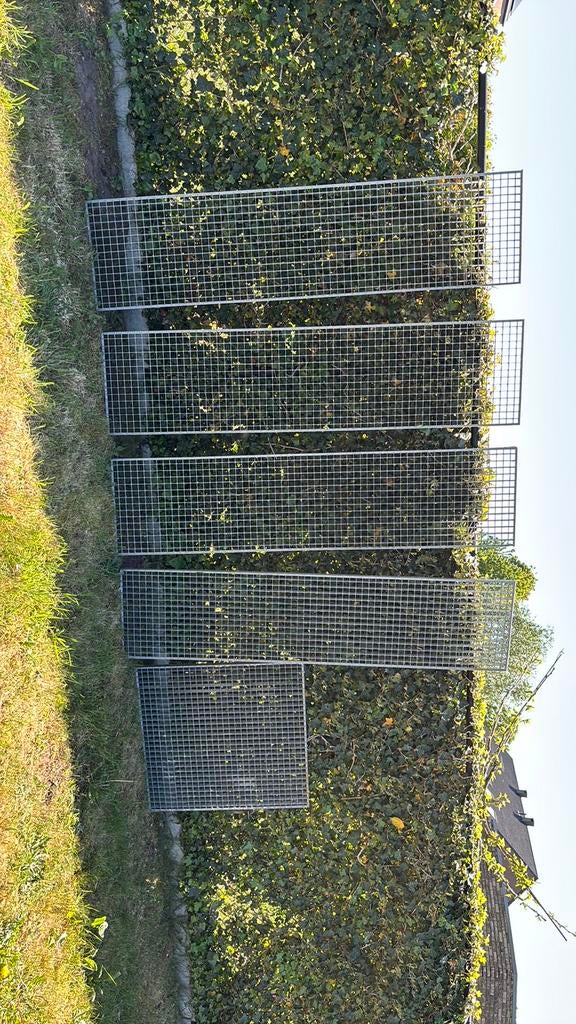 Gegalvaniseerde metalen roosters, Doe-het-zelf en Bouw, Metalen, Ophalen, Zo goed als nieuw