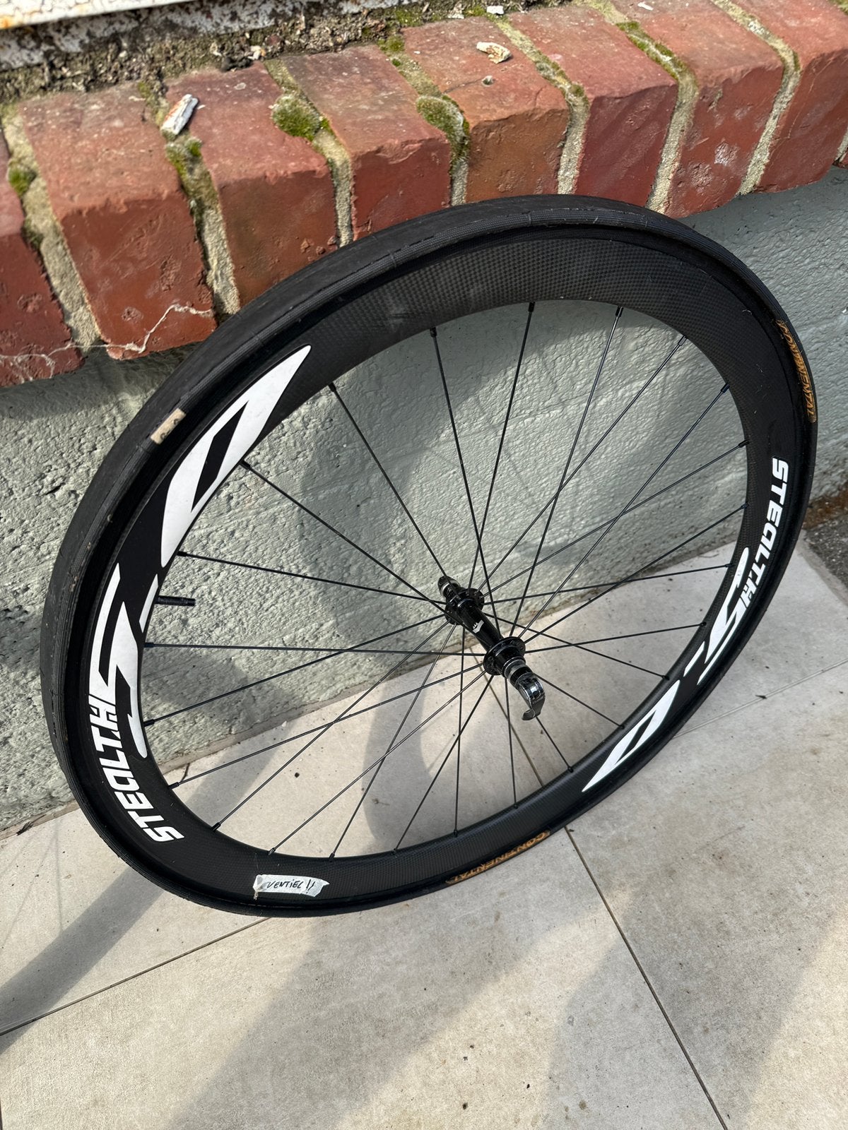 Te koop carbon tube race wielen, Fietsen en Brommers, Fietsonderdelen, Gebruikt, Racefiets, Carbon, Ophalen