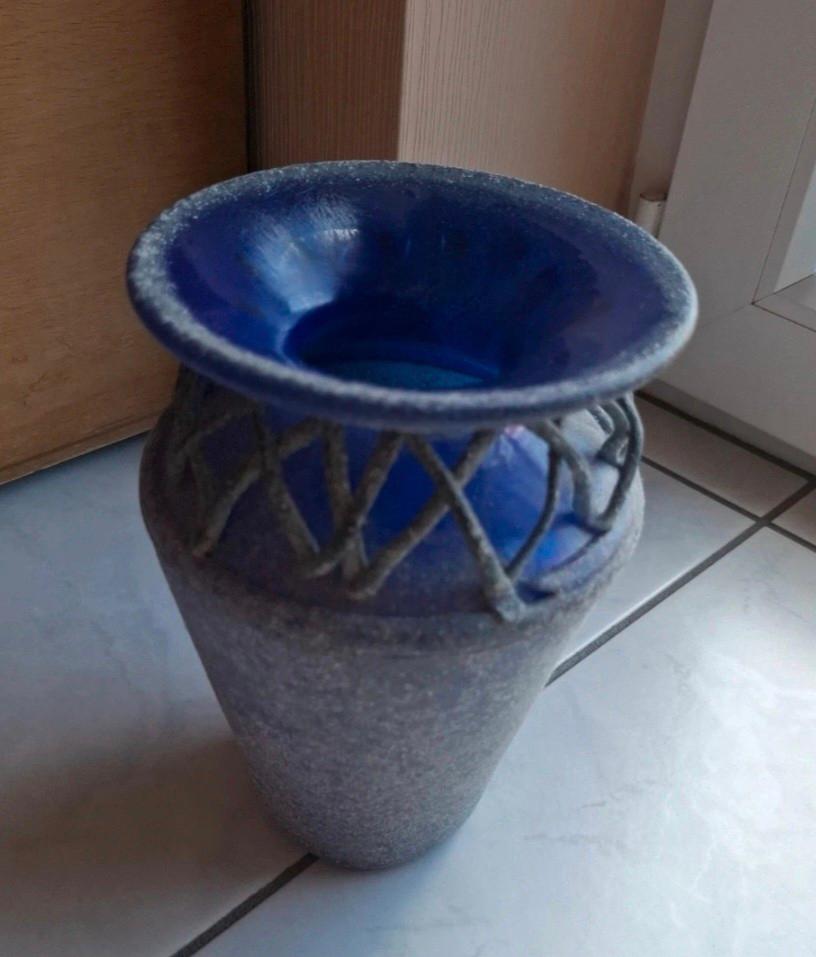 Blauwe vaas, Ophalen of Verzenden