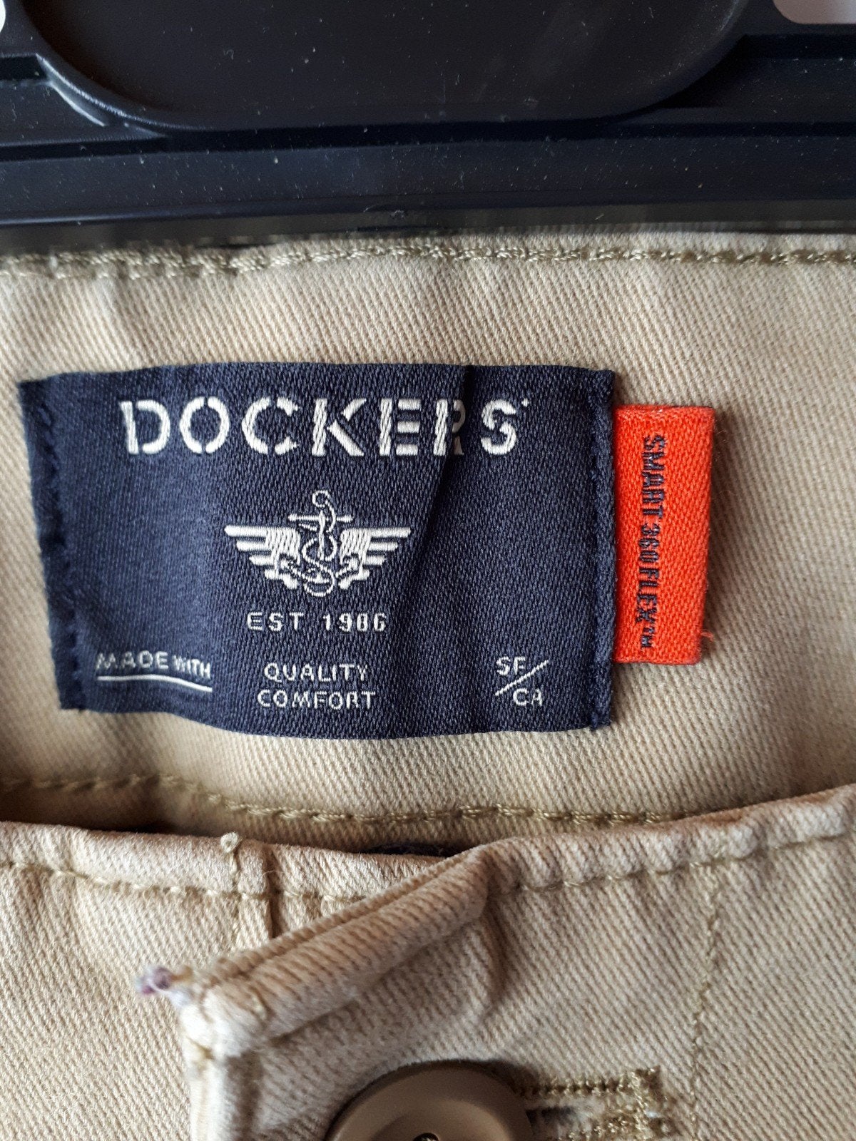 Mooie beige herenbroek DOCKERS mt M, Enlèvement ou Envoi, Beige