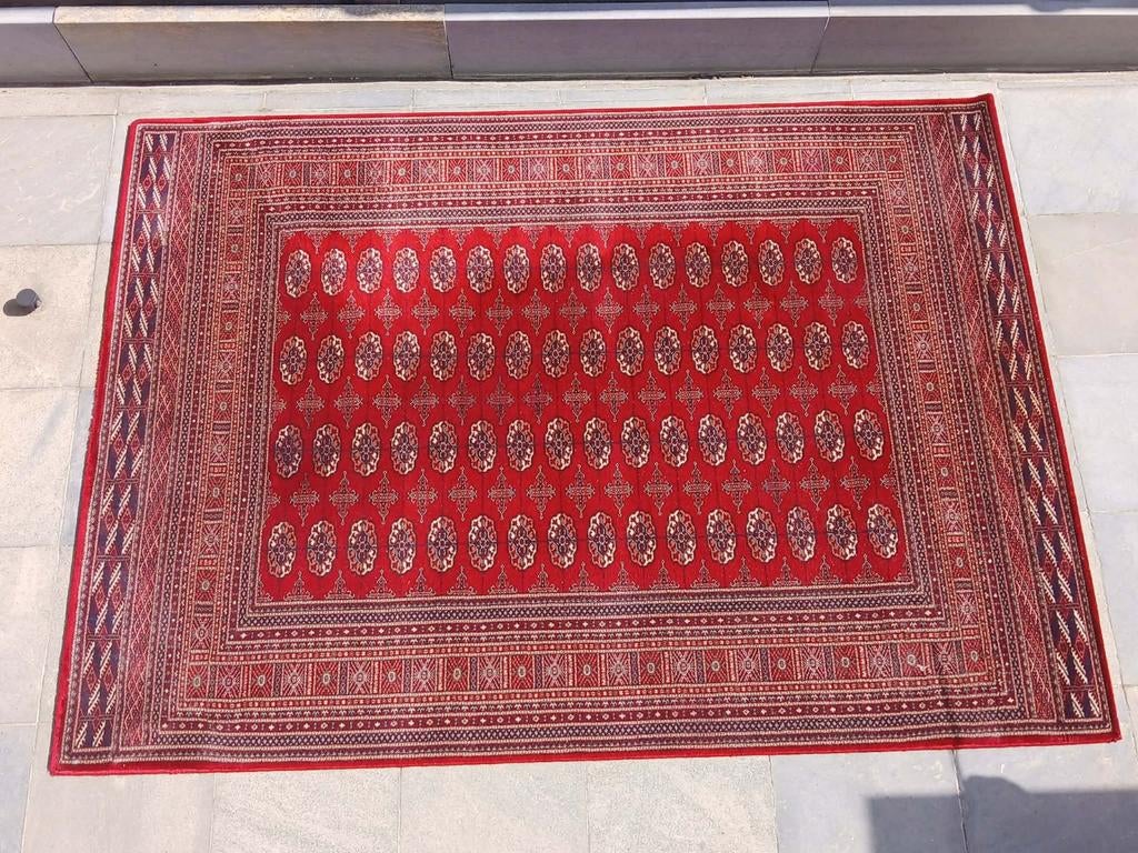 Wollen vloerkleed 170 x 234 cm, Antiek en Kunst, Ophalen