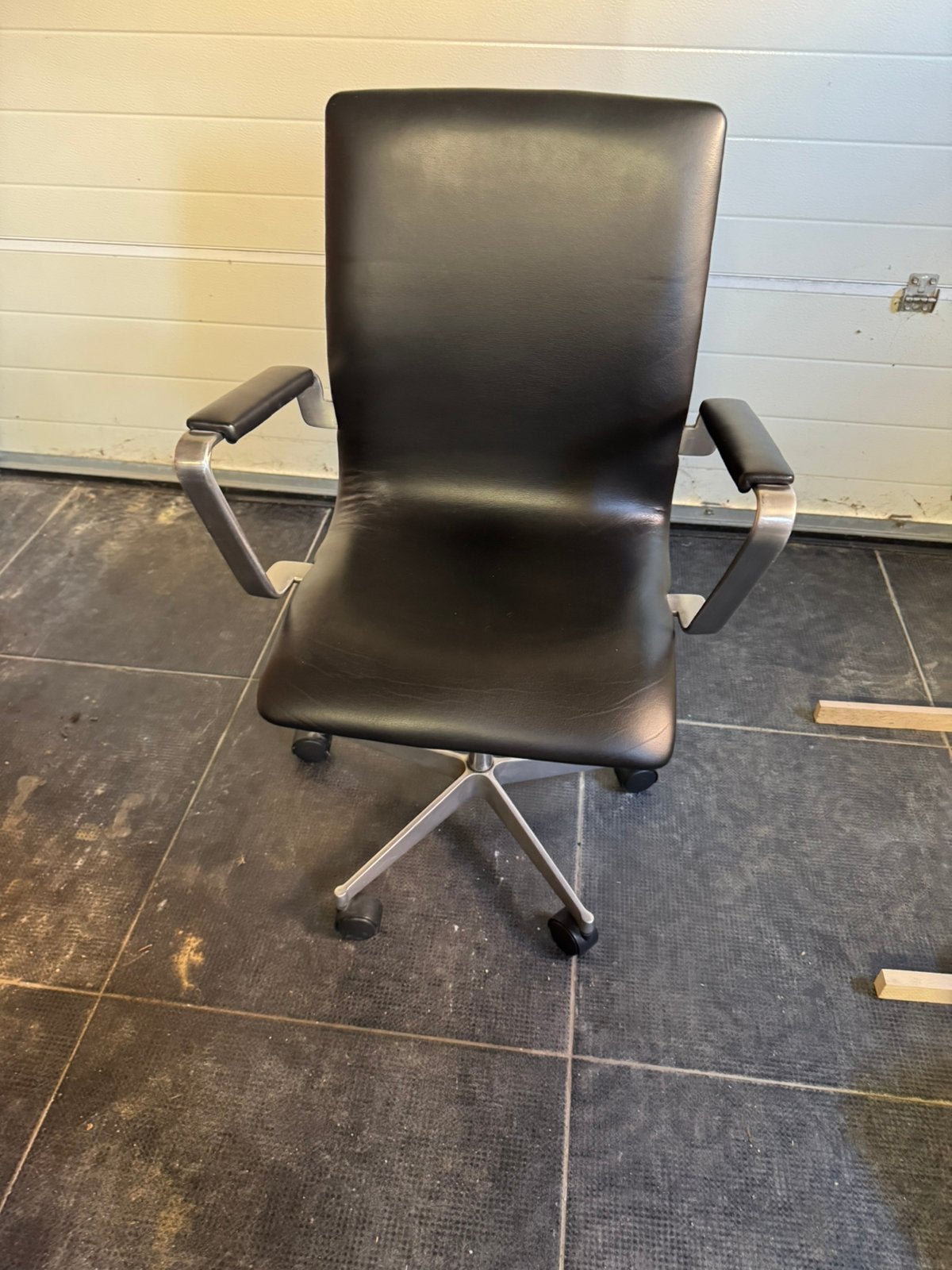 Arne Jacobsen Oxford chair, Maison & Meubles, Enlèvement, Noir, Chaise de bureau