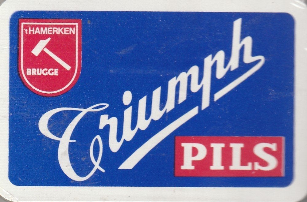 66 / BIER BRUGGE T HAMERKEN TRIUMPH, Ophalen of Verzenden, Nieuw, Speelkaart(en)