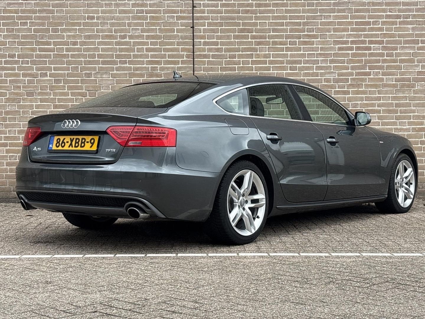 Audi A5 Sportback 1.8 TFSI Pro Line S | Leder | Climate | Cr, Autos, Audi, Argent ou Gris, Achat, Entreprise, Boîte manuelle