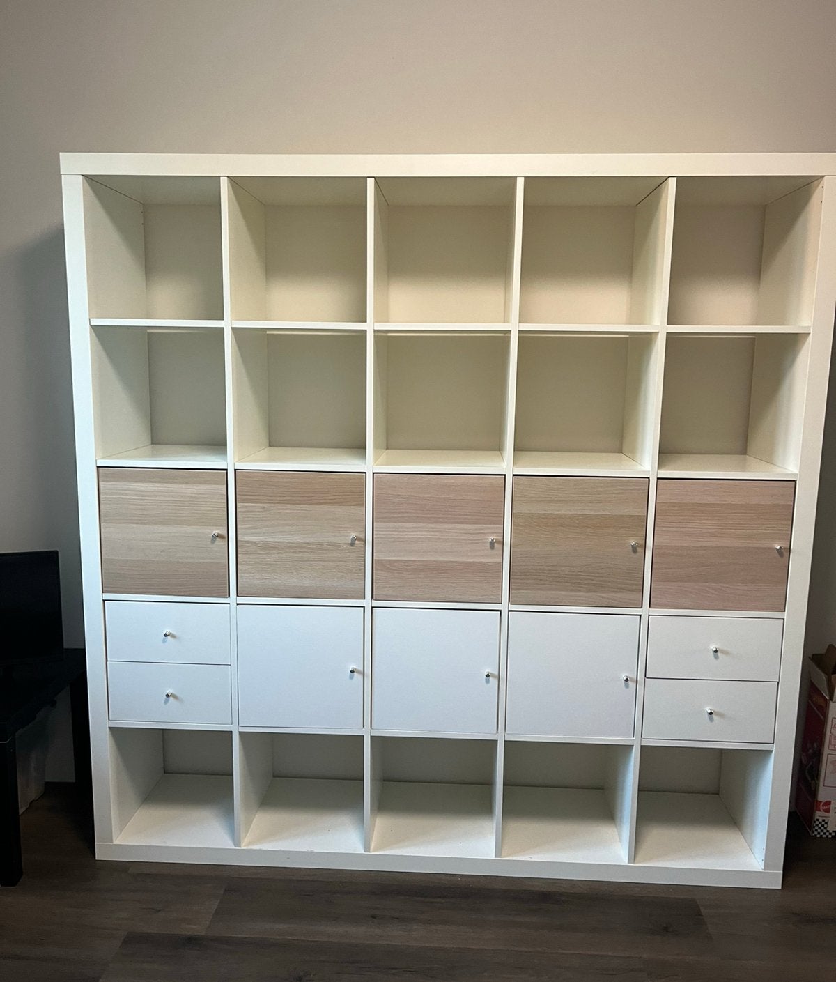 IKEA Expedit Kast 184x184x39 met deurtjes en lades, Huis en Inrichting, Ophalen, Gebruikt, 150 tot 200 cm, 150 tot 200 cm