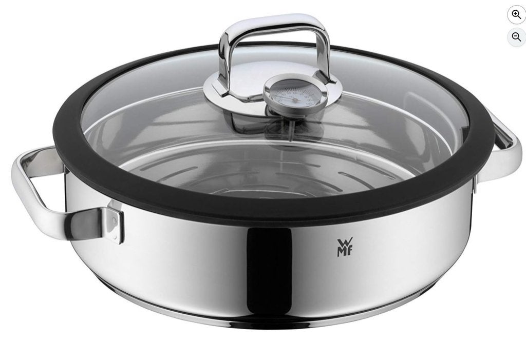 WMF Vitalis - NIEUWE ronde stoomkookschaal van 28 cm, Overige materialen, Braadpan, Nieuw, Ophalen of Verzenden