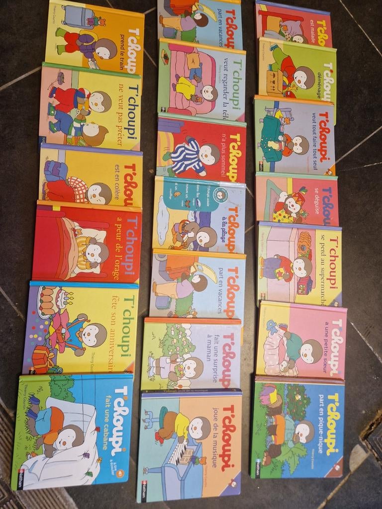 Livres Tchoupi, Boeken