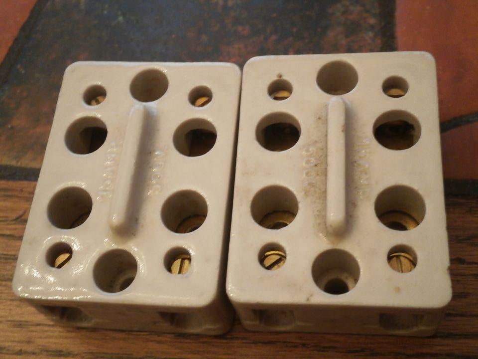 porte fusible NEUF Double en Porcelaine, Bricolage & Construction, Enlèvement