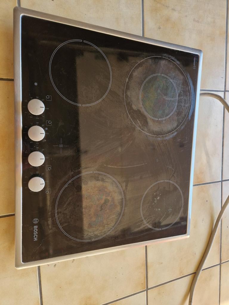 Bosch vuur keramische kookplaat, Ophalen